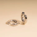 Titanium Chunky Rounded Huggie Hoop Earrings - FeatherTUFF™ 2