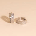 Paisley Chunky Huggie Hoop Earrings 6
