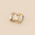 Daisy 3D Huggie Hoop Earrings 8