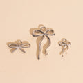 Dainty Bow Huggie Hoop Charms 9