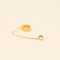 Paperclip Chain Huggie Hoop Chains 9