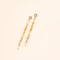 Bead Chain Huggie Hoop Charms 1