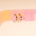 Arc and Pearl Stud Earrings 3