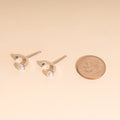 Arc and Pearl Stud Earrings 9