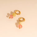 Pink Lemonade Huggie Hoop Charms 1