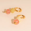 Pink Lemonade Huggie Hoop Charms 2