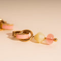 Pink Lemonade Huggie Hoop Charms 6