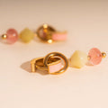 Pink Lemonade Huggie Hoop Charms 7