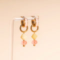 Pink Lemonade Huggie Hoop Charms 8