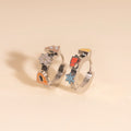 Utah 3D Huggie Hoop Earrings 6