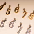 Number Necklace Charm (Single) 10