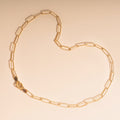 Textured Paperclip Necklace 1