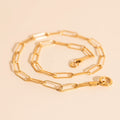 Textured Paperclip Necklace 5