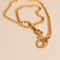 Twisted Oval Necklace Extender Charm 6