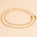 Textured Paperclip Necklace 7