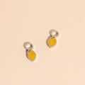 Mini Lemon Huggie Hoop Charms 3