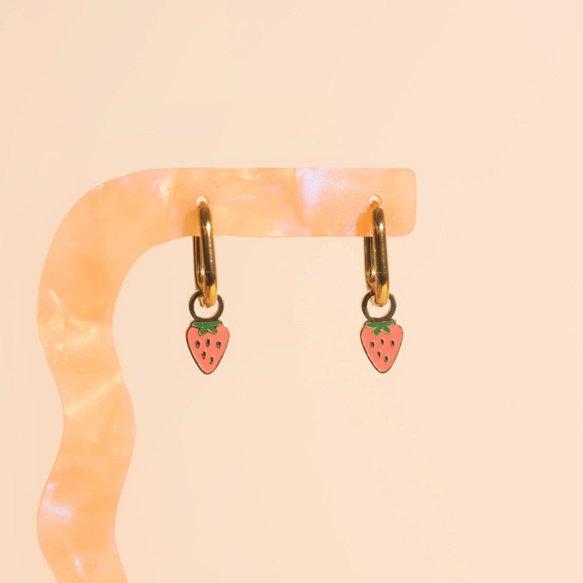 Mini Fruit Huggie Hoop Charms Stack Pack (5 items)