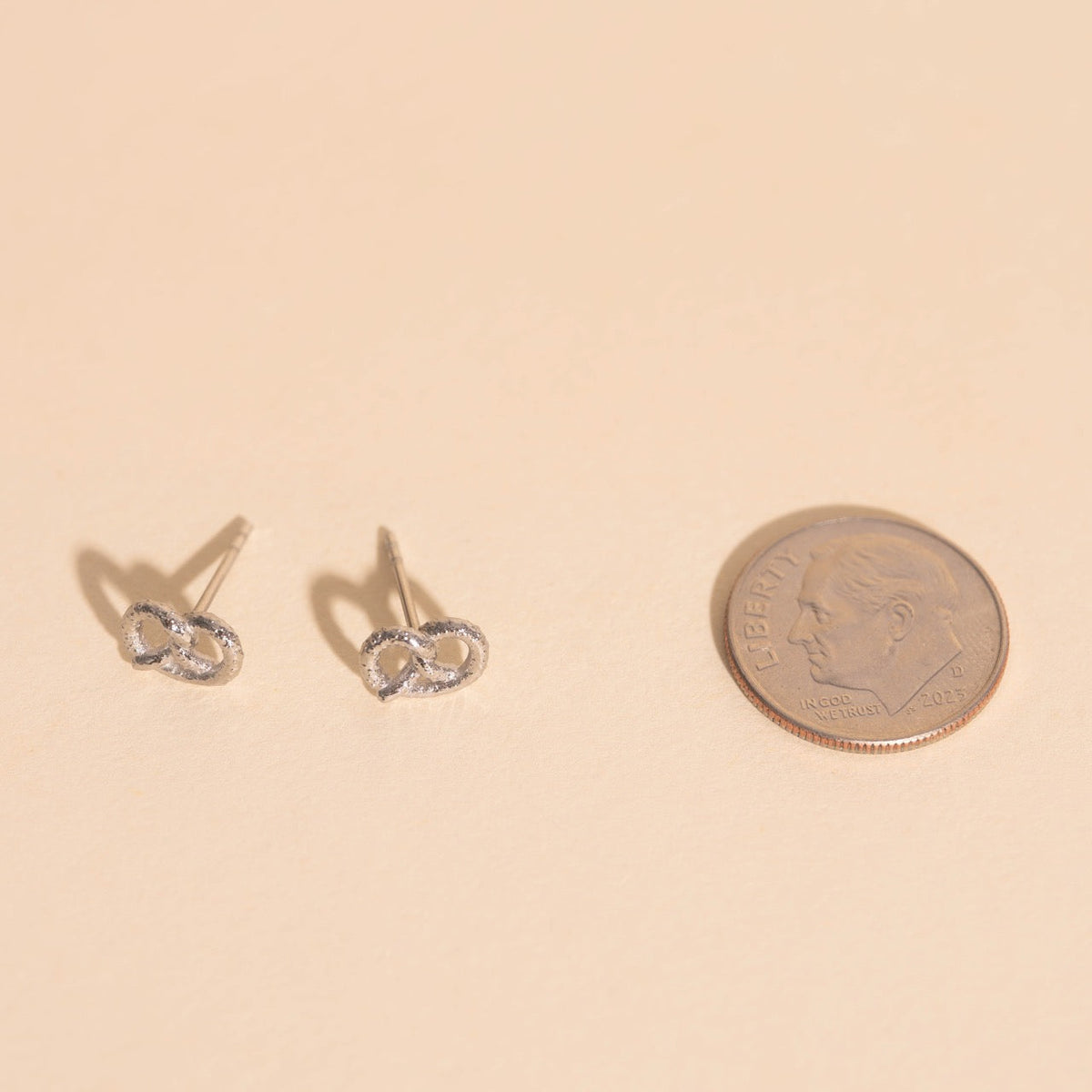 Pretzel Stud Earrings