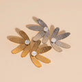 Jumbo Half Bloomed Stud Earrings 2