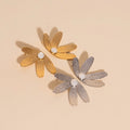 Jumbo Half Bloomed Stud Earrings 6