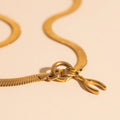 Wishbone Necklace Charm 1