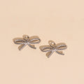 Rope Bow Huggie Hoop Charms 5