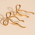 Jumbo Bow Stud Earrings 3
