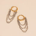 Chain Link Hoop Earrings 4