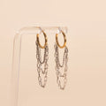 Chain Link Hoop Earrings 2