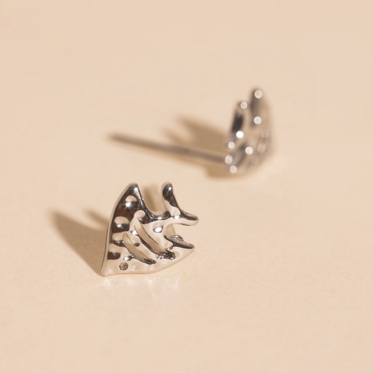 Angel Fish Stud Earrings