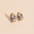 Chunky Teardrop Mini Huggie Hoop Earrings 6