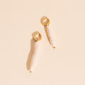 Sailor's Pearl Huggie Hoop Charms 3