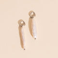 Sailor's Pearl Huggie Hoop Charms 5