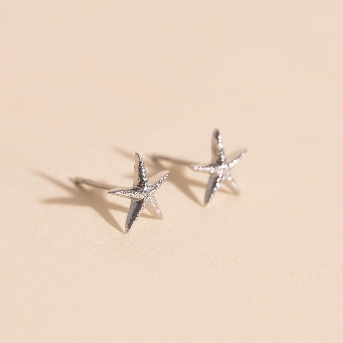 Mini Starfish Stud Earrings