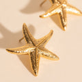 Jumbo Starfish Stud Earrings 2