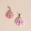 Seashell Dangle Stud Earrings 6
