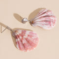 Seashell Dangle Stud Earrings 5