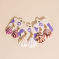 Seashell Dangle Stud Earrings 8