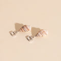 Spiral Shell Chunky Huggie Hoop Charms 6