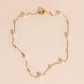 Mini Pearl Chain Necklace (18") 2