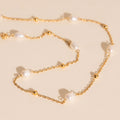 Mini Pearl Chain Necklace (18") 1