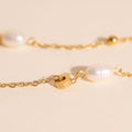 Mini Pearl Chain Necklace (18") 3