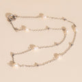 Mini Pearl Chain Necklace (18") 4