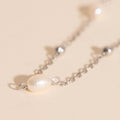 Mini Pearl Chain Necklace (18") 7