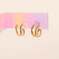 Mini Rope Loop Stud Earrings 4