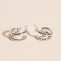 Mini Rope Loop Stud Earrings 5