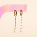 Chain Huggie Hoop Charms 3