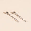 Chain Huggie Hoop Charms 4