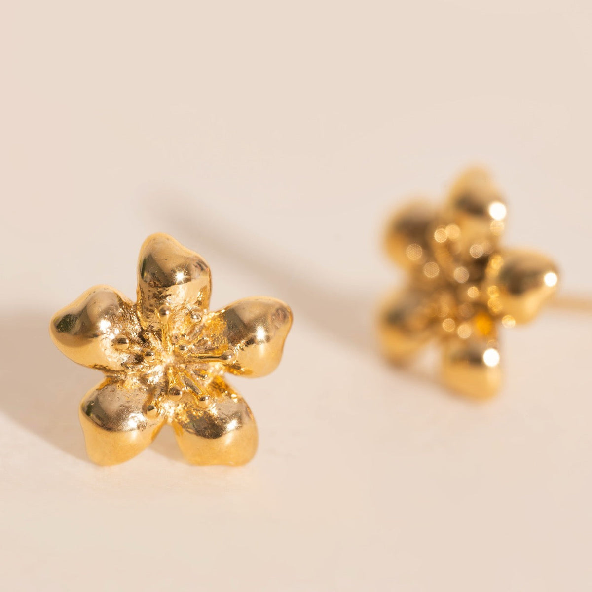 Mini Hibiscus Stud Earrings