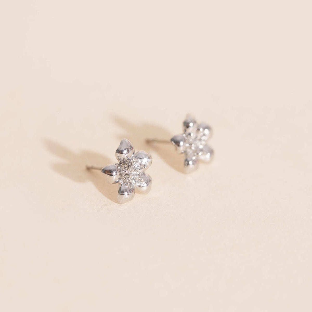 Mini Hibiscus Stud Earrings